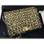 Replica Chanel Sequins Wallet On Chain WOC Bag Black/Gold 2019 CE03000
