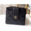 Replica Chanel Small Wallet with Card Holder A31567 Grained Calfskin Black CE00952
