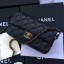 Replica Chanel Stitching Quilted Calfskin Medium Flap Bag Black 2019 Collection CE04392
