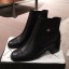 Replica Chanel Supple Lambskin Short Boots Black 2019 Collection CE04355