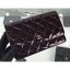 Replica Chanel Wallet On Chain WOC Bag in Patent Leather Date Red/Silver CE02493