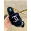 Replica Chanel Wool Flat Sandals Blue/White 2020 CE02959