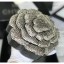 Replica Designer Chanel Resin/Strass Camellia Evening Bag A69841 Silver/Grey 2019 CE03178