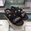 Replica High Quality Chanel Cord Flat Sandals G34602 Black 2019 Collection CE00908