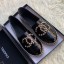 Replica High Quality Chanel Patent Leather Crystal CC Espadrilles Black 2019 Collection CE01594