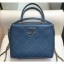 Replica High Quality Chanel Quilting Calfskin Mini Bowling Bag AS0351 Cyan 2019 CE00777