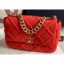 Replica Luxury Chanel 19 Large Jersey Flap Bag AS1161 Red 2020 CE03175