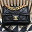 Replica Luxury Chanel Quilted Lambskin Small Flap Bag AS0936 Black 2019 Collection CE02589