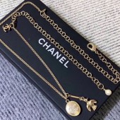 Chanel Bird Metal Pendant Long Nacklace AB2131 2019 Collection CE03586