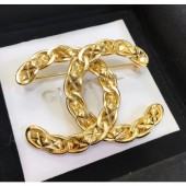 Chanel Brass CC Brooch 50 2020 Collection CE00597