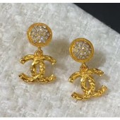 Chanel Brass Crystal Earrings 57 2020 Collection CE02245