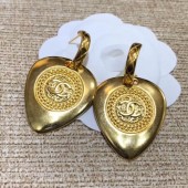 Chanel Brass Heart Earrings 35 2020 Collection CE01798