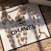 Chanel CC Pearl Chain Belt Gold 2019 Collection CE00784