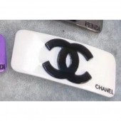 Chanel CC Resin Hair Accessory White CE01581