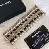 Chanel Chain Leather Wide Bracelet AB2383 2019 Collection CE00625