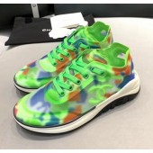 Chanel Classic Mesh Sneaker Green 2020 Collection CE02406