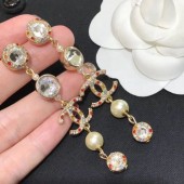 Chanel Colored Crystal Long Earrings 2020 Collection CE00868