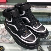 Chanel Leather High-Top Sneakers G35063 Black 2019 Collection CE02659