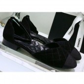 Chanel Mary Janes G36048 Suede Black 2020 CE00707