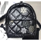 Chanel Mixed Fibers Cocoon Backpack Bag AS1025 Black 2019 CE02266