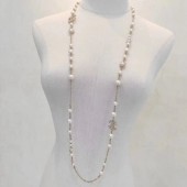 Chanel Pearl Long Sweater Necklace 03 2019 Collection CE02726