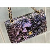 Chanel Python Classic Flap Medium Bag A1112 26 CE02205