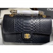 Chanel Python Classic Flap Medium Bag A1112 52 CE02424