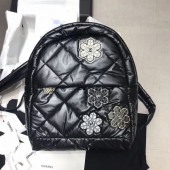 Chanel Quilted Lambskin Backpack AS1025 Black 2019 Collection CE03756
