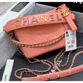 Chanel Samll CHANEL'S GABRIELLE Hobo Bag in Aged Calfskin AS0865 Pink 2020(Top Quality) Collection CE02507