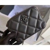 Chanel Square Leather Mini Box Bag Matte Hardware AP1132 Black 2020 CE04303