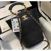 Cheap Chanel Chain Handle Bucket Backpack Bag AS1362 Black 2020 CE02654