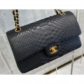 Copy Chanel Python Classic Flap Medium Bag A1112 45 CE02571