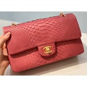 Copy Chanel Python Classic Flap Medium Bag A1112 63 CE04372