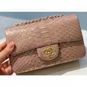 Copy Chanel Python Classic Flap Small Bag A1116 03 CE02754