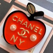 Fake Chanel Apple Brooch Red 2019 Collection CE02648