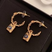 Fake Replica Chanel Lock Pendant Short Earrings AB3020 2019 Collection CE00664