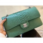 Hot Knockoff Chanel Python Classic Flap Medium Bag A1112 40 CE00693
