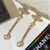 Imitation Chanel Pearl CC Chain Earrings 2019 Collection CE00646