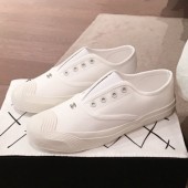 Imitation High Quality Chanel Vintage Canvas Slip-on Sneakers White 2020 Collection CE00786
