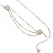 Knockoff Chanel Pearl Crystal Chain Belt AB1830 2019 Collection CE03997