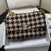 Knockoff Cheap Chanel 19 Small Flap Bag AS1162 Beige/Black 2019 Collection CE00691