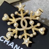 New Chanel Snowflake Brooch AB2343 2019 Collection CE00510
