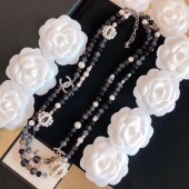 Replica Chanel Pearl Crystal Long Necklace 01 2019 Collection CE03164