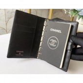 Replica Chanel Quilting Small Notebook Cover A012 Lambskin Black CE02259