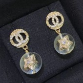 Replica Chanel Resin CC Short Tassel Earrings AB2554 2019 Collection CE02415