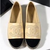 Replica Cheap Chanel Stitching CC Logo Espadrilles Beige CE04136